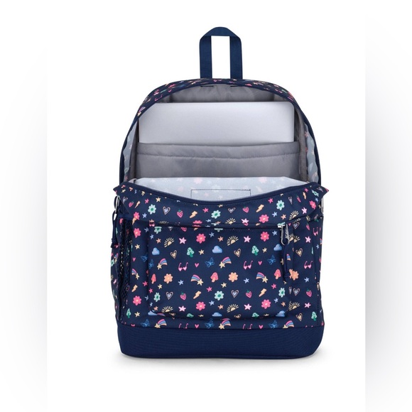 New JanSport Cross Town Plus 17" Backpack - Slice of Fun - Picture 6 of 7